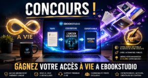 CONCOURS : Comment Gagner un accès à vie EbookStudio ?